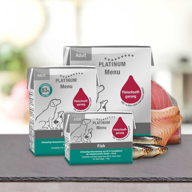Αρχική 45 Platinum - Μαγειρεμένη Ξηρά Τροφή PLATINUM MENU ΜΑΓΕΙΡΕΥΤΗ ΥΓΡΗ ΤΡΟΦΗ ΣΚΥΛΟΥ ΜΕ ΦΡΕΣΚΟ ΚΡΕΑΣ ΛΕΥΚΟΣΑΡΚΩΝ ΨΑΡΙΩΝ