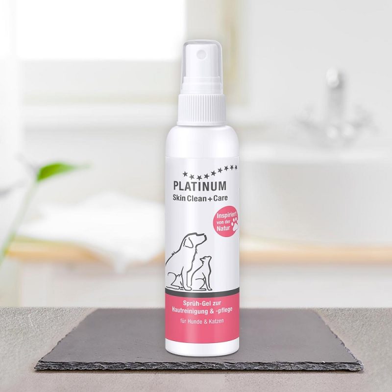 PLATINUM SKIN CLEAN CARE SPRAY ΤΖΕΛ ΓΙΑ ΚΑΘΑΡΙΣΜΟ ΦΡΟΝΤΙΔΑ ΔΕΡΜΑΤΟΣ ΦΑΓΟΥΡΑ HOT SPOTS ΕΚΖΕΜΑ ΔΕΡΜΑΤΙΚΑ ΣΚΥΛΟΥ ΓΑΤΑΣ 100ML